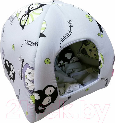 Домик для животных Happy Friends Домик Совы / stm 558