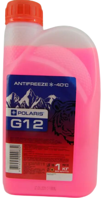 Антифриз Polaris Auto Auto G12 New / PL0110NEW (1кг, красный)
