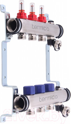 Коллекторная группа отопления Termica 1"х3/4" 83601003 (3 выхода)