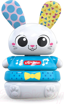 Развивающая игрушка Азбукварик Зайчик-пирамидка / 3037