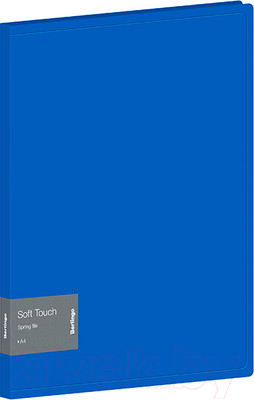 Папка для бумаг Berlingo Soft Touch / FS4_17981 (синий)