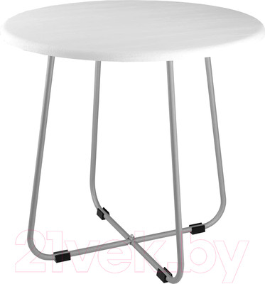 Журнальный столик Мебелик BeautyStyle 14 (белый/металлик)