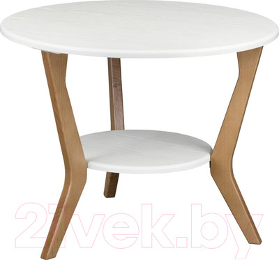 Журнальный столик Мебелик BeautyStyle 13 (белый/бук)
