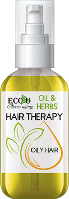 Масло для волос Ecou Травы+Масла Натуральная терапия для жирных волос (50мл)