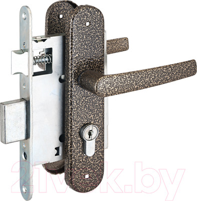 Замок врезной Птимаш ЗВ4-3.08 (бронза, стяжки)