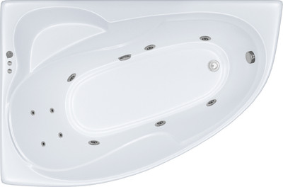 Ванна акриловая Triton Изабель 170x100 R Стандарт Flat (с гидромассажем)