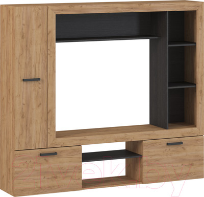 Стенка Генезис Мебель Оскар 3 (дуб золотой/венге)