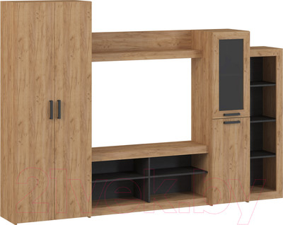 Стенка Генезис Мебель Оскар 4 (дуб золотой/венге)
