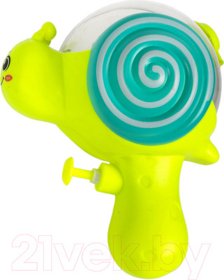 Бластер игрушечный Bondibon Водный пистолет. Наше лето Улитка / ВВ5808 (зеленый)