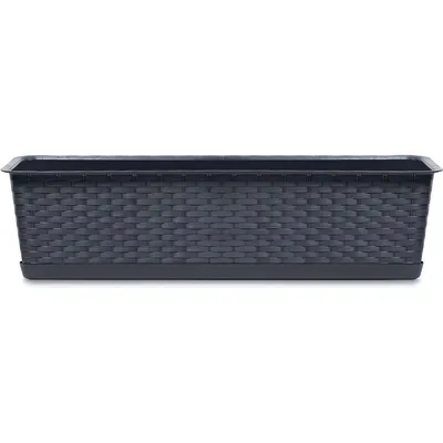Кашпо Prosperplast Ratolla Set ISR600P-S433 (антрацит)