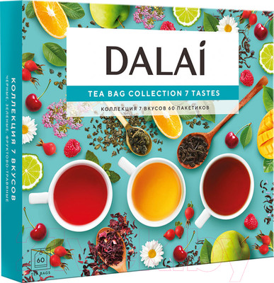 Чайный напиток Dalai Новогодняя коллекция 7 вкусов
