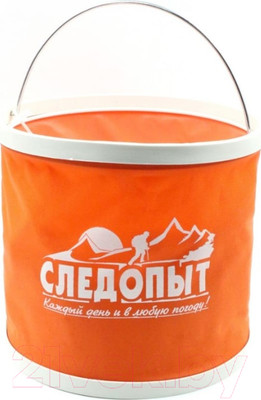 Складное ведро Следопыт 40 / PF-CT-F16 (9л, оранжевый)