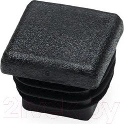 Заглушка декоративная ЕКТ Для труб 30х30 квадратная / V022308 (200шт, черный)