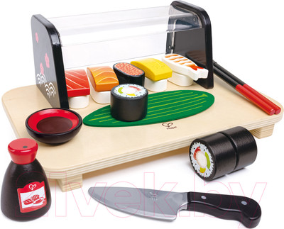 Набор игрушечных продуктов Hape Время суши / E3186_HP