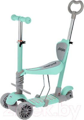 Самокат детский Moby Kids Pony 3 в 1 / 641447 (мятный)