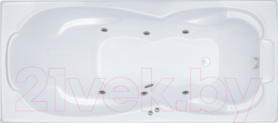 Ванна акриловая Triton Персей 190x90 Базовая Flat (с гидромассажем)