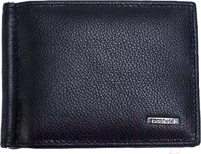 Зажим для денег Poshete 852-265-4K-BLK (черный)