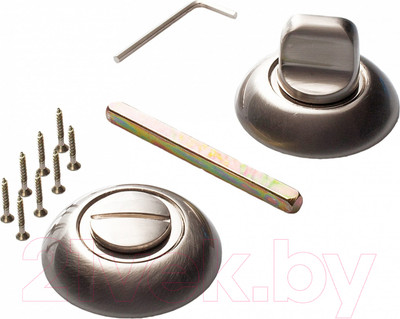 Фиксатор дверной защелки Ренц INBK 08 MSN (никель супер матовый)