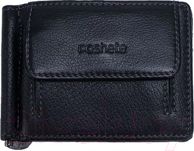 Зажим для денег Poshete 848-283-1-BLK (черный)