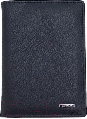 Обложка на паспорт Poshete 852-501-BLK (черный)