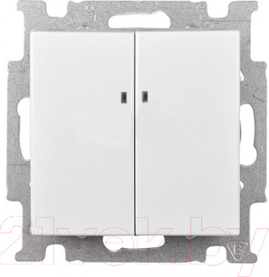 Выключатель ABB Basic 55 1012-0-2154 (белый)