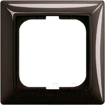 Рамка для выключателей и розеток ABB Basic 55 1725-0-1506 (шато-черный)