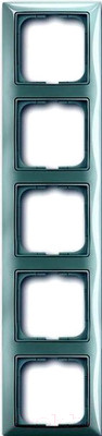 Рамка для выключателей и розеток ABB Basic 55 1725-0-1525 (синий)