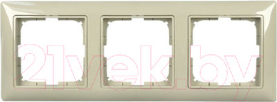 Рамка для выключателей и розеток ABB Basic 55 1725-0-1528 (бежевый)