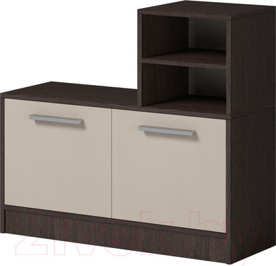 Тумба в прихожую Генезис Мебель Энтер (венге/дуб молочный)