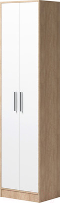 Шкаф-пенал Genesis Мебель Энтер (дуб сонома/белый)