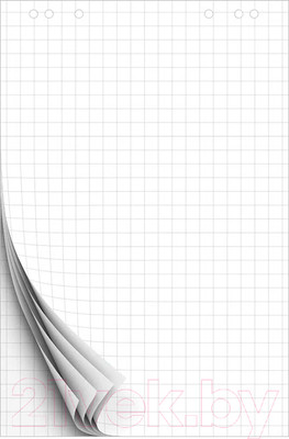 Бумага для флипчарта OfficeSpace 235022 (20л, клетка)