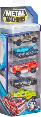 Набор игрушечной техники Zuru Metal Machines / 6767 (5шт)