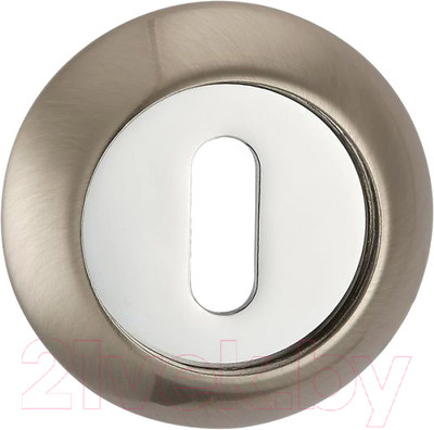 Накладка под сувальдный ключ Ренц INOB 08 SN/NP (никель матовый/никель блестящий)