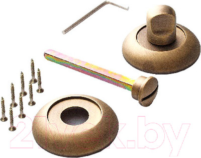 Фиксатор дверной защелки Ренц INBK 10 MAB (бронза античная матовая)