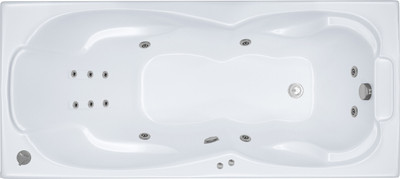 Ванна акриловая Triton Цезарь 180x80 Стандарт Flat (с гидромассажем)