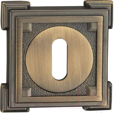 Накладка под сувальдный ключ Ренц INOB 19 MAB (бронза античная матовая)