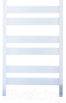 Полотенцесушитель электрический GRANULA Альфа Квадро 50x80 (терморегулятор, белый)