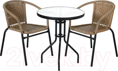 Комплект садовой мебели BiGarden Terazza 1 (светло-коричневый)