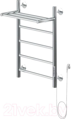 Полотенцесушитель электрический Aquanet Mauro 60x40 / 282005 (с полкой, правый)