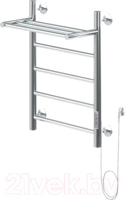 Полотенцесушитель электрический Aquanet Mauro 60x50 / 282006 (с полкой, правый)