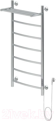 Полотенцесушитель электрический Aquanet Romeo 100x50 / 281992 (с полкой, правый)