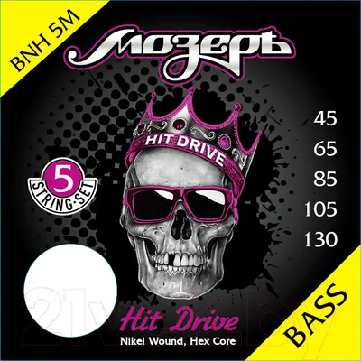 Струны для бас-гитары Мозеръ Hit Drive / BNH-5М