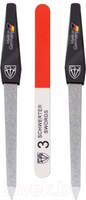 Набор пилок для ногтей Three Swords Сапфировая+пилочка для полировки SВ 944836