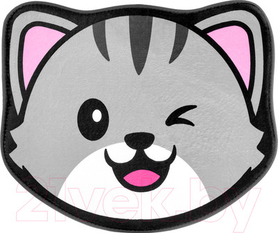 Коврик для ванной Roxy-Kids С эффектом памяти Антискользящий Кот 50x60 / RBMT-003