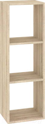 Стеллаж Кортекс-мебель Дельта-3 36x105 (дуб сонома)