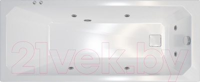 Ванна акриловая Triton Прага 150x70 Базовая Flat (с гидромассажем)