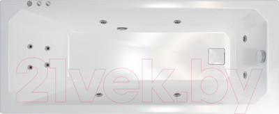 Ванна акриловая Triton Прага 150x70 Стандарт Flat (с гидромассажем)