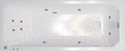 Ванна акриловая Triton Прага 170x70 Стандарт Flat (с гидромассажем)