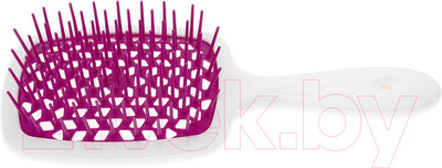 Расческа-массажер Janeke Superbrush SP226BIA FUX (белый/фиолетовый)