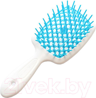 Расческа-массажер Janeke Superbrush Small 56SP234TSE (белый/голубой)